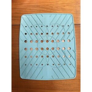 Vintage Better Home Rare Mint Green Rubber Sink Mat  Strainer mat 1996
